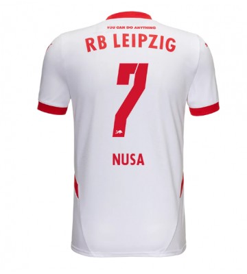 RB Leipzig Antonio Nusa #7 Replika Hjemmebanetrøje 2024-25 Kortærmet